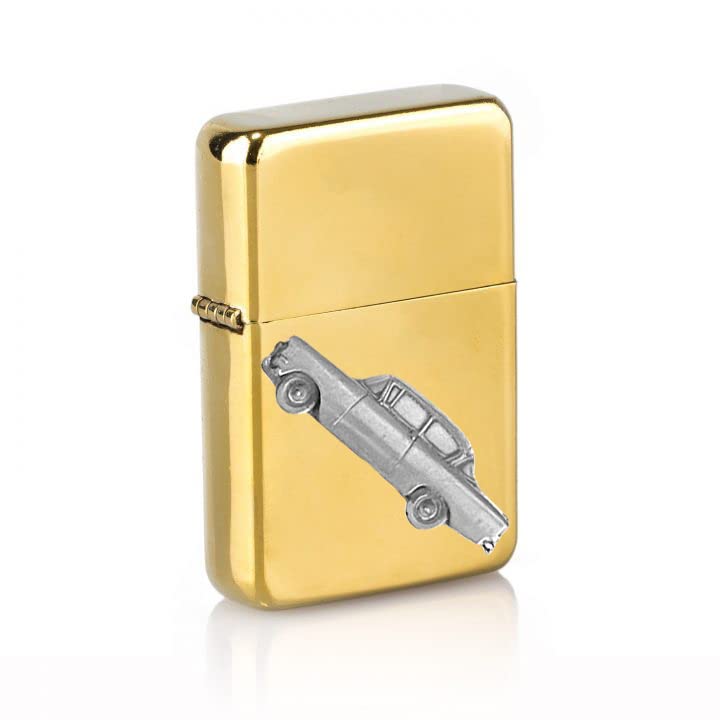 Briquet essence rechargeable doré Olympia RéfA22 idée cadeau effet étain