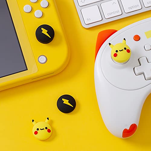 Perfectsight Switch Thumb Grips, Cut Animal Joystick Caps For Nintendo Switch, 4 Pcs Thumbstick Cover For Switch Lite, Switch Oled, Analog Stick Button Cover For Ns Joycon Controller (Yellow) #TOP5