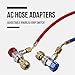 Lichamp Car A/C R1234YF R134A Adapters, AC R134 R1234 R 134A 1234YF Quick Couplers Connectors Kit