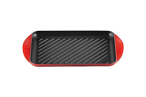 Le Creuset Grelha Retangular Rasa 32Cm Tdl Vermelho