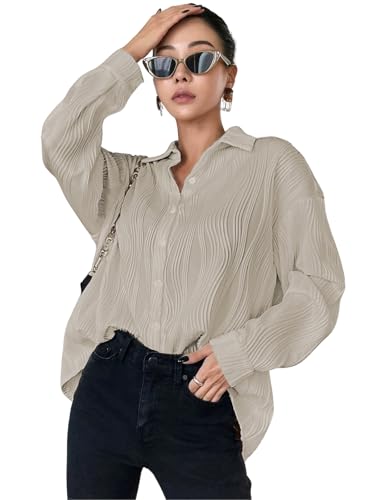 Image of Leriya Fashion Oversized Shirt for Women | Shirt for Women Stylish Western | Long Shirt for Women