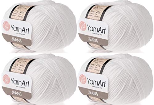 Image of YarnArt Cotton Blend Amigurumi Yarn - Cotton Acrylic Blend Yarn for Knitting & Crochet, Soft & Durable Yarn for Amigurumi, Baby Items and Garments