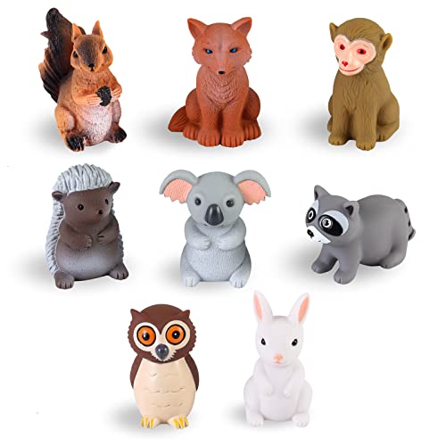Image of XY-WQ Bath Toys No Hole, for Infants 6-12& Toddlers 1-3, No Hole Bathtub Toys (Animal Ⅰ, 8 Pcs with Mesh Bag)