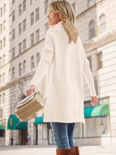 Image of LILLUSORY Womens Turtleneck Oversized Sweaters 2026 Fall Fashion Outfits