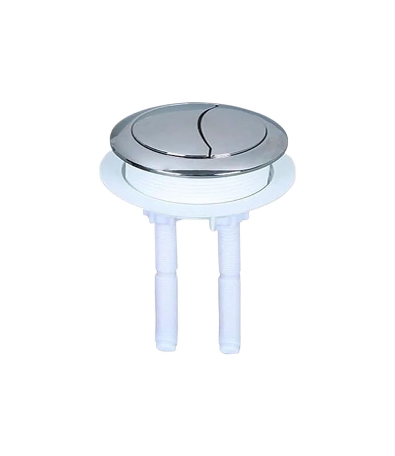 dfEDRd Dual Push Button Toilet Flush Button, 1pcPush Button - Plastic Cistern Lid Rod for One-Piece/Two-Piece/Squatting Toilets(58MM)