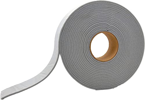 212 Main 0.18 in. x 2.5 in. x 30 ft. Cap Foam Tape with Mylar, Grey