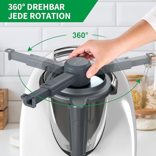 Steam Diverter Thermomix Accessories, OTOmitra Steam Diverter Made of BPA-Free Material, Steam Diverter Compatible with Thermomix TM5 TM6 TM31, Protection Kitchen Wall Cupboards