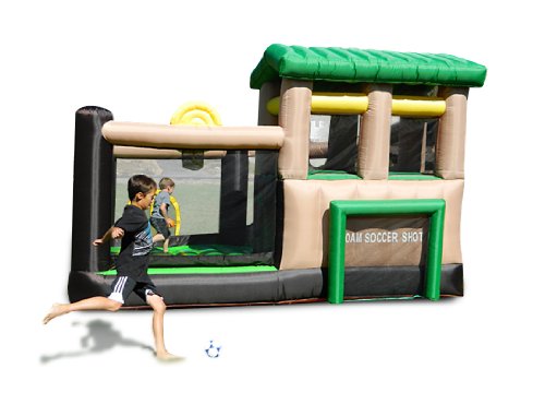 image for Island Hopper Fort All Sport Recreational Kids Bounce House with Fort 