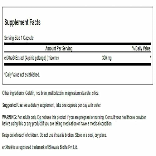 Image of Swanson Focused Attention Alpinia Galanga - Caffeine-Free 300 mg 30 Caps (2 Pack)