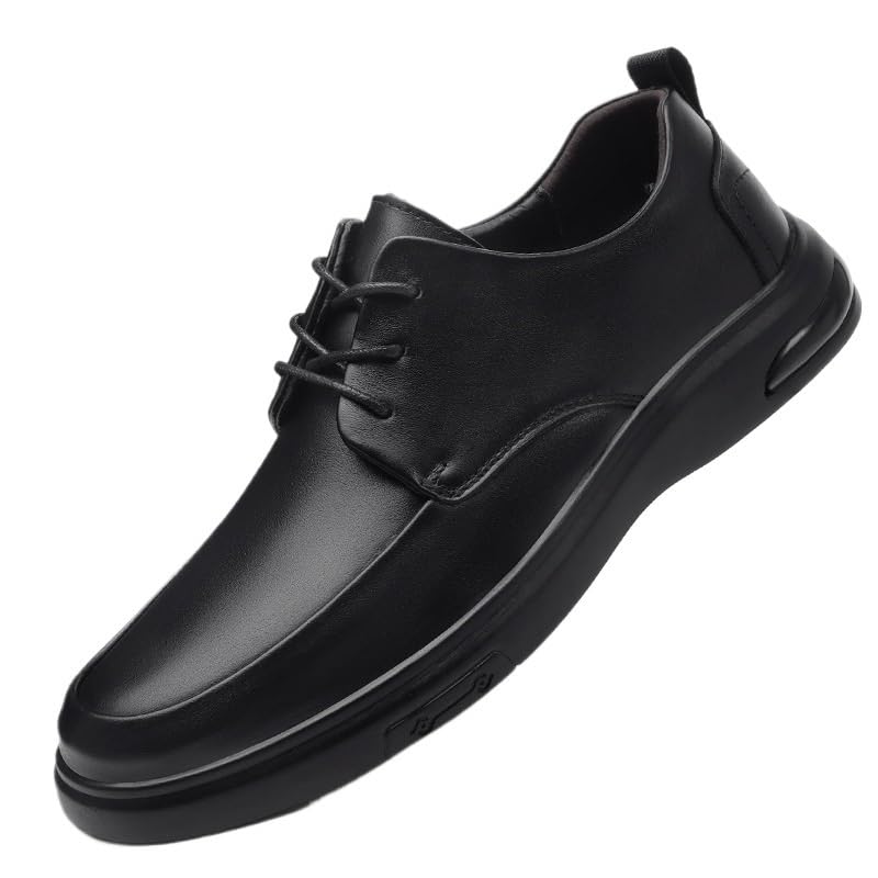 Men's Comfort Orthopedic Dress Shoes - Leather Casual Shoes, Fashionable and Versatile, Breathable Work Shoes for Midlife