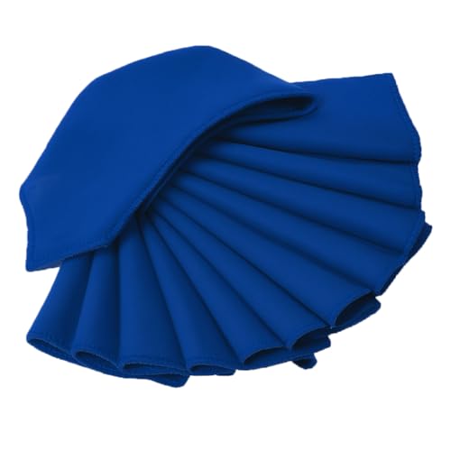 Servilletas de tela 17 x 17 pulgadas pack x12 azul royal miniatura 3