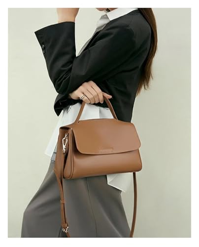 Sac à main en cuir véritable pour femmes fini les sacs déformés - 4