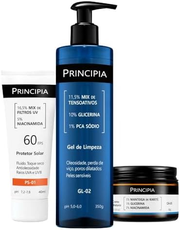 Principia Kit Completo para Pele Sensível com FPS 60