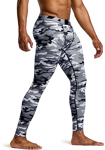 TSLA Men's Compression Pants - Cool Dry Athletic Sports Workout Running Tights Leggings Baselayer