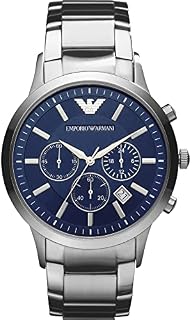 Emporio Armani multifunction stainless steel watch, 43mm case size