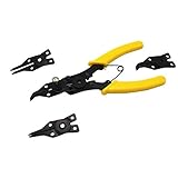 CableVantage 4 in 1 Snap Ring Pliers Set for Removal of Retaining Clip Circlip Snap Rings Wrist Pin