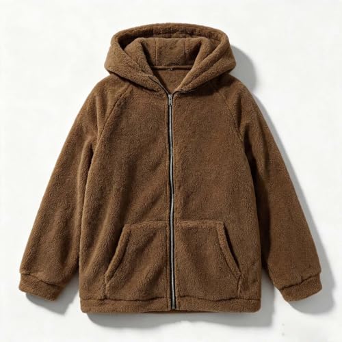 Fleece Jackets for Women Fall Winter Full Zip Warm Coats Cozy Outerwear - image 7