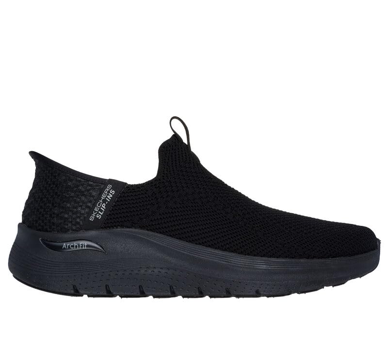 Skechers, Zapatillas Deportivas Hombre, Negro, 42 EU