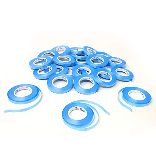 Image of AMFIN Curling Ribbons for Balloons - Blue (Pack 24)