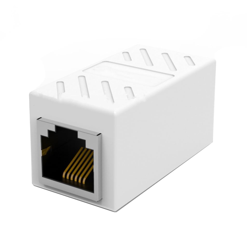 Elnwnnkc RJ11 Coupler Phone Line Connector Telephone Cord Adapter RJ11 6P6C 6P4C 6P2C Female to Female for Phone