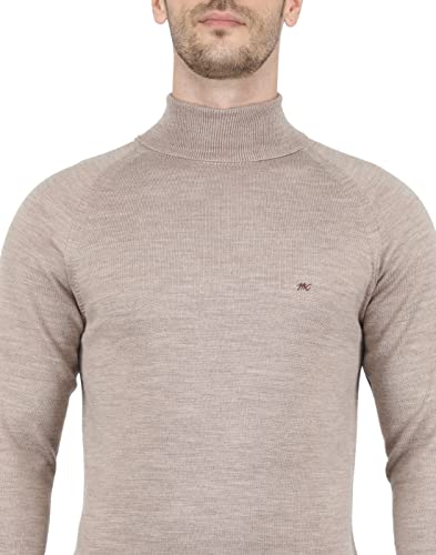 Image of Monte Carlo Men Wool High Neck Pullover Sweater