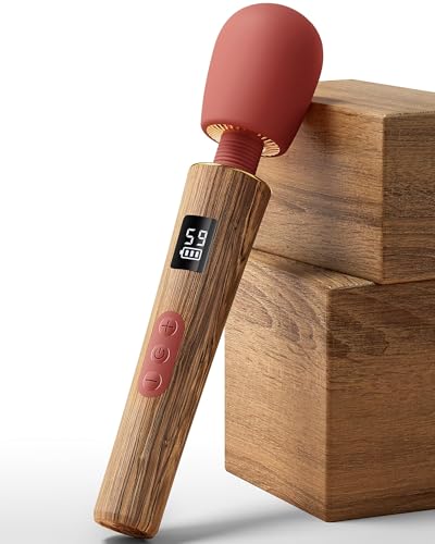 Sex Toys Vibrator Wand Dildo - Adult Sex Toy for Women Clitoral G Spot Stimulation, Allovü Erotic Massager with 9 Powerful Vibrations, USB Rechargeable Waterproof Vibrating Stick for Female Couples