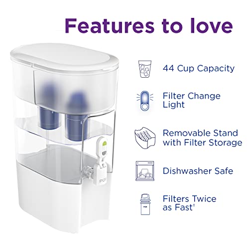 Pur 44-Cup Extra Large Capacity Filtered Water Dispenser, White #TOP2