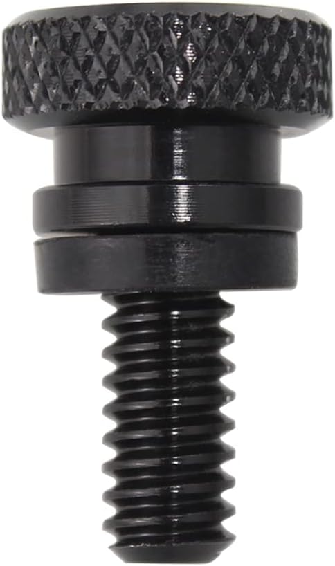 Miniatura 3 de Perno de asiento trasero de aluminio moleteado con bandera estadounidense 14-20 para Harley Davidson 1996-2023+. Hecho a medida en los Estados