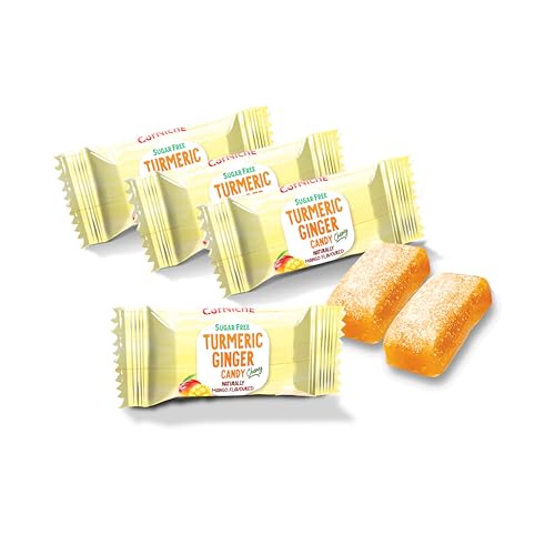 CORNICHE Turmeric Ginger Candy, Anti-Nausea and Digestion Aid, Individually Wrapped Healthy Candy 3.53 Oz Bag (Mango), Small - image 2