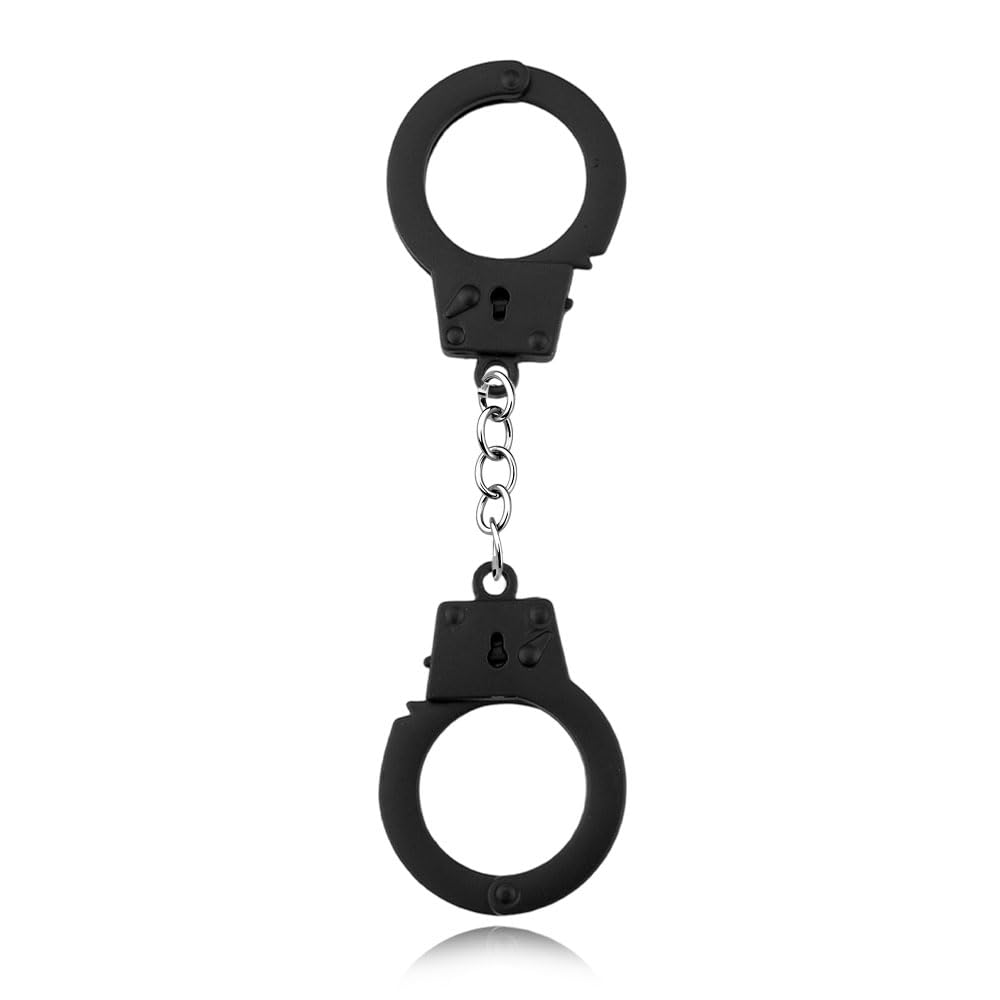 YangQian Mini Faux Handcuff Keychain Gifts for ...