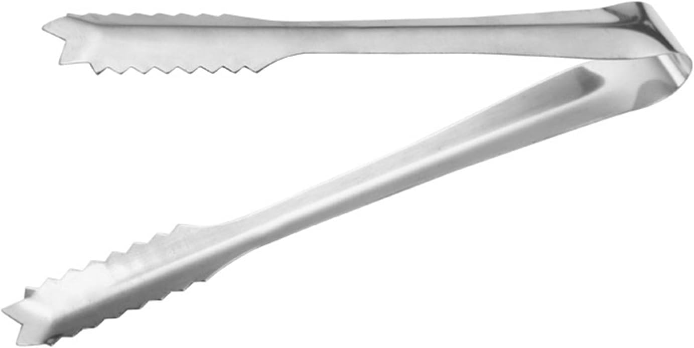 7.8-Inch Stainless Steel Ice Tongs, Small Clip for Ice Cubes, Appetizers, and Salad, Perfect for Kitchen and Restaurant Use, Send Goods from Local Warehouse