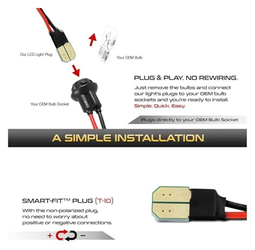 Feux position LED Corvette C6 pour remplacer optiques ternis - 2