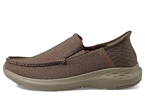 Skechers Herren Parson Ralven Slip In, Taupe, 8 X-Wide – Ansicht 4