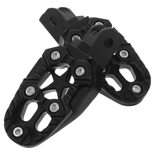 Pédales repose-pieds arrière en alliage d'aluminium noir pour moto et vélo