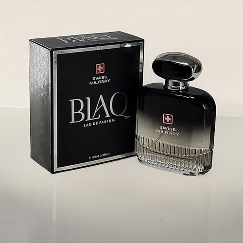 Image of Swiss Military BLAQ Eau de Parfum for Men, Premium Long-Lasting Fragrance with Bold & Elegant Scent, Perfect for & Gifting, Apply on Collar Bones for a Refreshing, Stylish 100ml Bottle