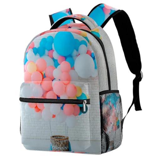 Sac à dos d'école multicolore 29.4x20x40cm pour filles et garçons