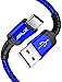 Price comparison product image USB C Cable, JSAUX (2m 2-Pack) Type C Fast Charger Charging Cable Braided Compatible for Samsung Galaxy S10 S9 S8 S20 Plus A3 A5 2017 Note 10 9 8, Huawei P10 P9, Google Pixel, Sony Xperia XZ, LG -Blue