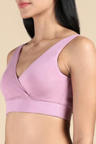 Image of &Circus Maternity Bra | Nursing Bra for Women | Pull Down Feeding Bra | Non Padded Bra for Women Slip On | Tencel Micromodal