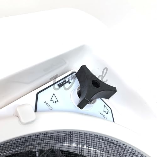 Maxxair Dachlaterne MAXXFAN Deluxe – Smoke, 14 x 14, Rauch/Schwarz, Fernbedienung, Modern, Kunststoff, Dachmontage, Lüfter, Camper Ventilation Fan