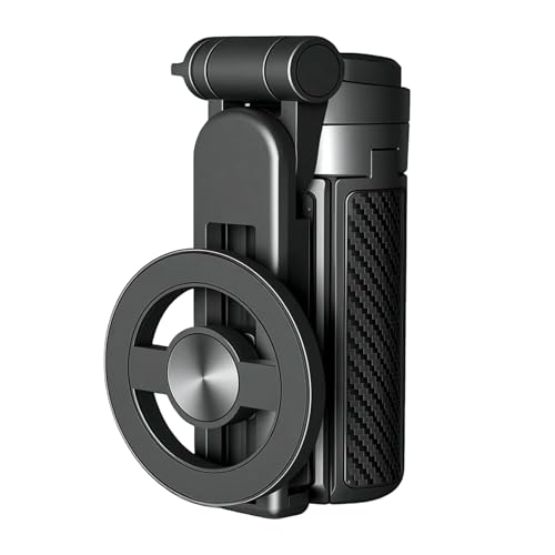 Trípode magnético compacto, mini soporte para Selfie, palo plegable con ángulo ajustable, soporte de vlogging portátil con imán potente, herramienta de fotografía, equipo de bolsillo para Selfie