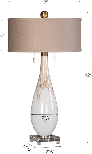 Miniatura 5 de Uttermost Cardoni - Lámpara de mesa de cristal soplado a mano