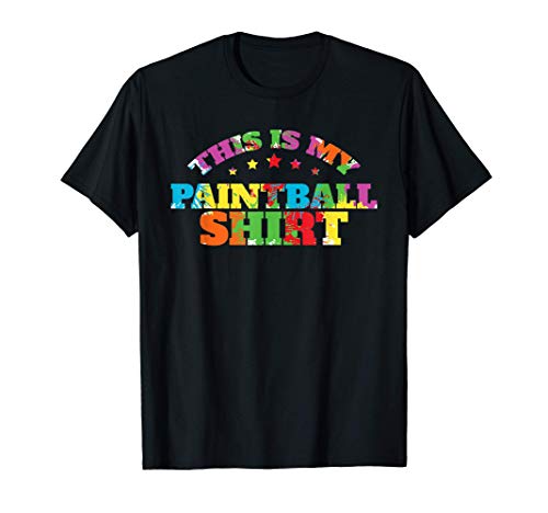Paintball Hobby Shirt - Shooting Color pintura juego jugador Camiseta