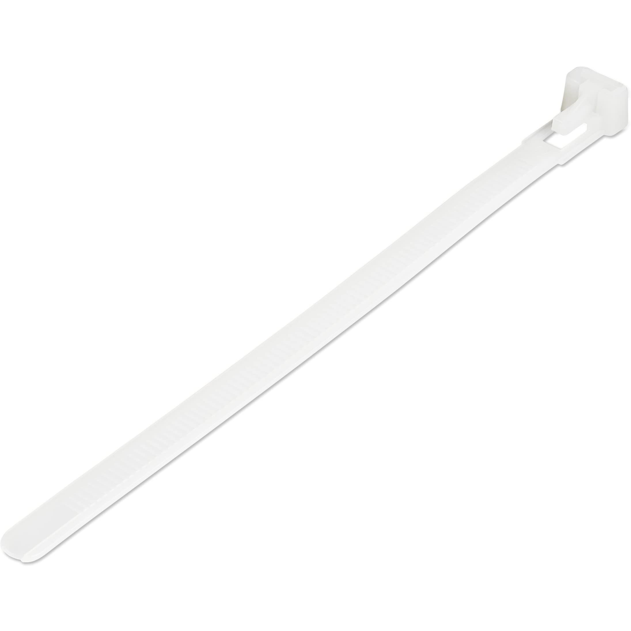 StarTech.com 15 cm opaski kablowe wielokrotnego użytku - szerokość 1/4" (7 mm), średnica 35 mm, wytrzymałość na rozciąganie, odpinane nylonowe opaski, wewnątrz/na zewnątrz, lista 94 V-2/UL, opakowanie