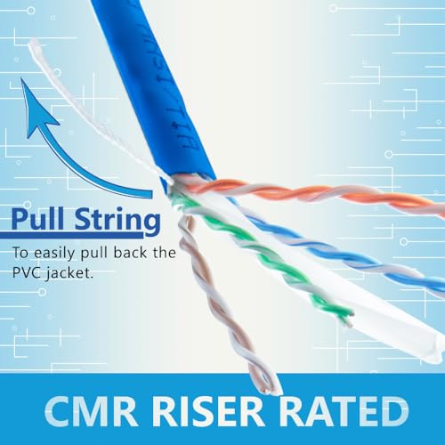 Cable de red Cat 6 UTP 305 m Skywalker Azul miniatura 6