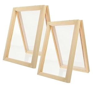 SEWACC 10 STK Papierschöpfrahmen Holzrahmen