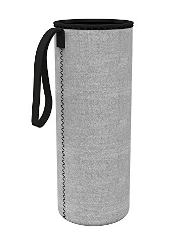 spottleu00ae Funda de Neopreno para Superficies de Cristal en 550, 750 y 950 ml u0096 Fabricado de Neopreno Respetuoso con el Medio Ambiente, Gris, 950 ml