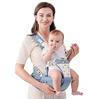 Marsupio Portabebè Ergonomico Sonarin - In Cotone, Con Cintura Di Sicurezza, Verde - Foto 9