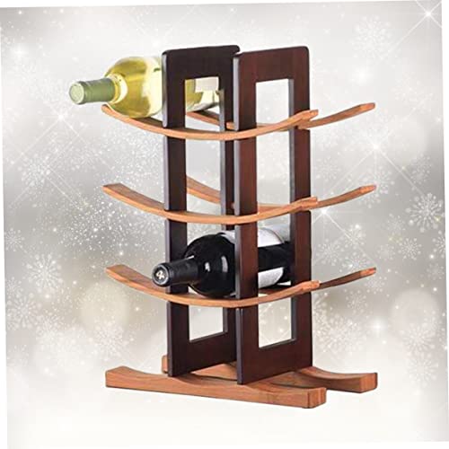 Soporte para botellas de vino Unomor en bambú y plástico miniatura 3