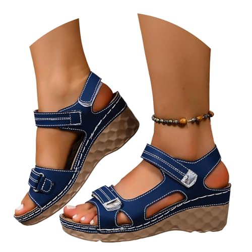 Sandalias casuales de mujer con plataforma para caminar cómoda todo el verano
