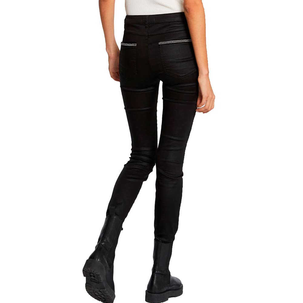 Morgan Spodnie Slim Coated 212-palona - Spodnie Kobiety